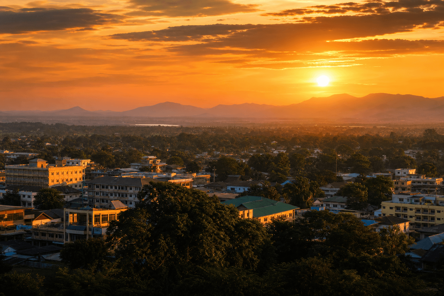 Arua regional landscape